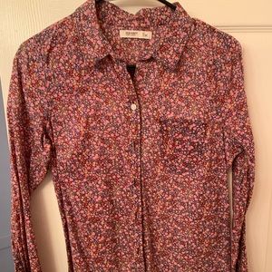 Floral button up